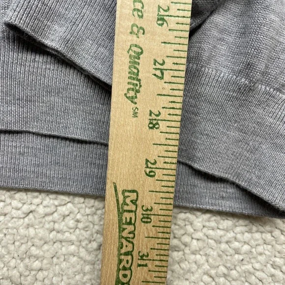 FootJoy Sweater Mens XL Grey 1/4 Zip Wool Blythefield Country Club Pullover Golf - Picture 5 of 10